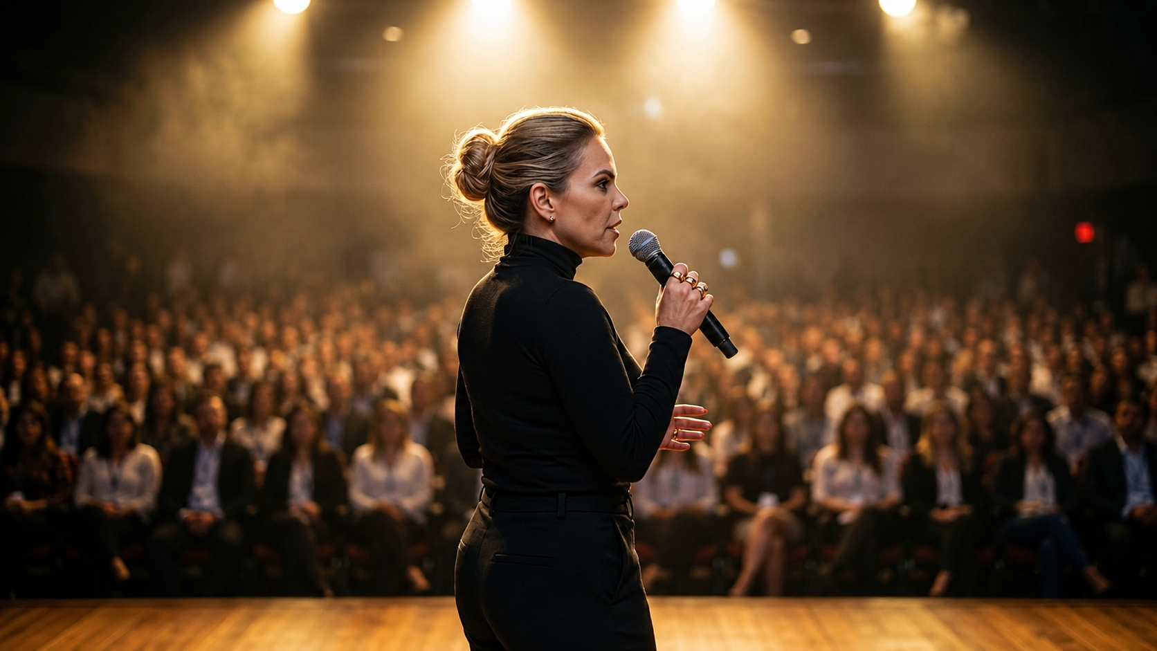 Juliana Danelon em palestra