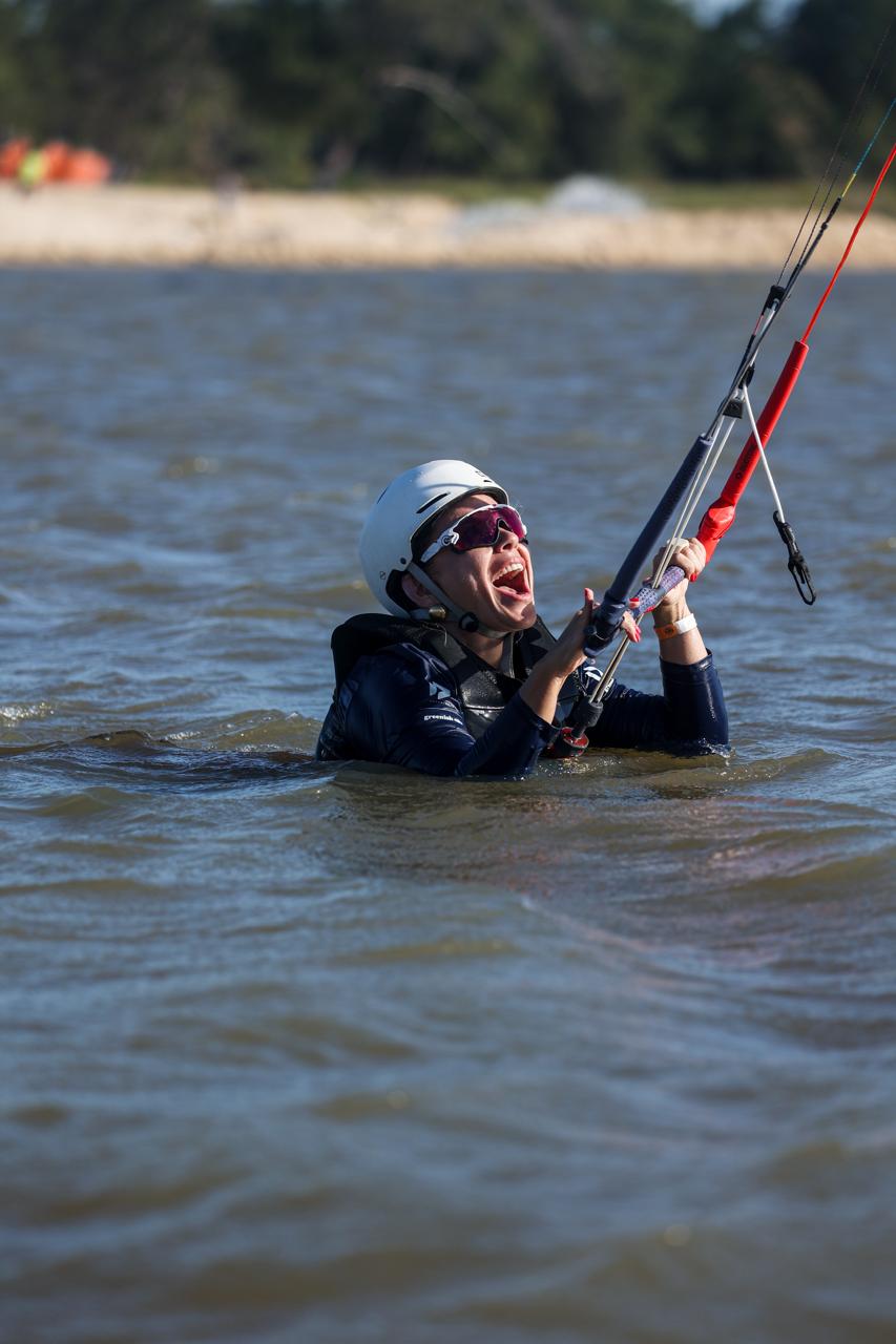 Juliana Danelon em Cumbuco — kitesurf
